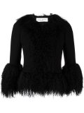 cropped fur jacket 