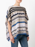 knitted poncho top 