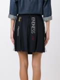 embroidered pleated skirt