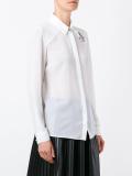 safety pin detail shirt