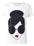 face print T-shirt 