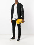 two-tone logo wash bag