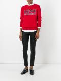 logo print sweatshirt