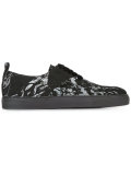 splatter print trainers 