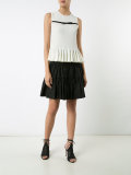 layered mini skirt