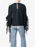 tie-sleeve top