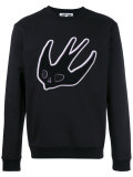 logo appliquè sweatshirt