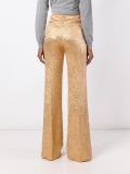 jacquard flared trousers