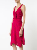 fine-stripe day dress