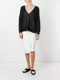 V neck knitted top 