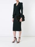 crepe wrap jacket