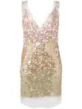 sequins embellished dress 