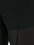 sheer flared trousers