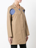 slit arms raincoat 
