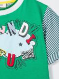 logo cloud print T-shirt