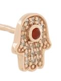 'Mini Hamsa Biography' stud earrings