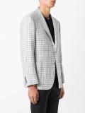checked blazer