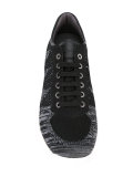lace-up knit trainers