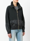 logo print wind breaker jacket