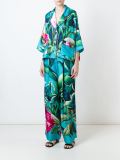热带风花纹睡衣套装