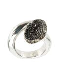 cognac diamonds ring