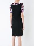 printed top shift dress