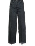 cropped wide leg jeans 