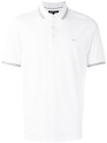 contrast detail polo shirt