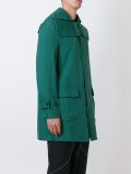 single breasted midi coat 