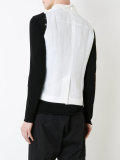 half knitted gilet