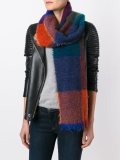 checked scarf