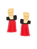 'Totem' tassel earrings