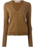 buttoned V-neck cardigan