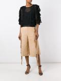 fringed culottes