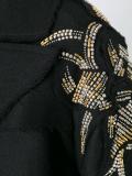 embellished belted coat