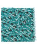 Valentino Garavani leaf print scarf