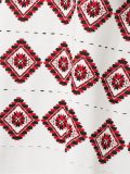 v neck jacquard dress