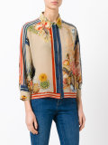printed silk shirt 
