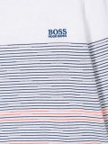 abstract striped print top