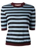 striped knitted top