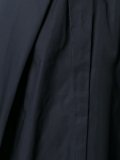 duchess satin inverted pleat skirt