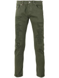distressed skinny jeans