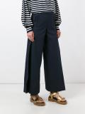 pleated insert trousers