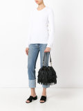 fringed shoulder bag 