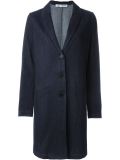 denim A-line coat