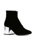 mirror heel ankle boots