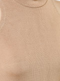 cut-out detail knitted top