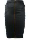 zip up pencil skirt 