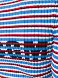 ribbed detail logo jumper