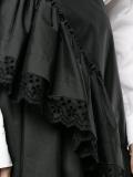 lace-trimmed ruffle skirt